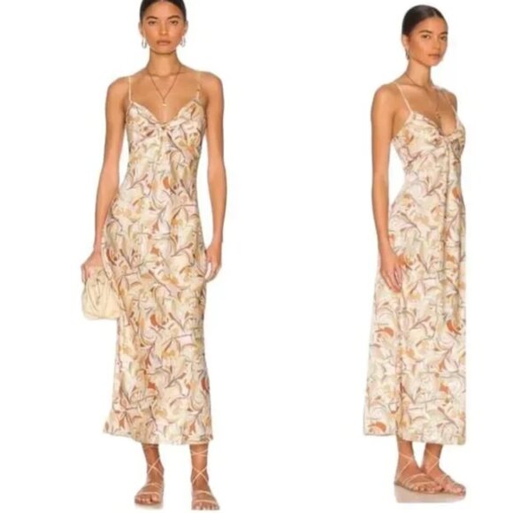 L*Space Joanna Midi Dress in Sunshine Floral Size Small $158 - Picture 1 of 10